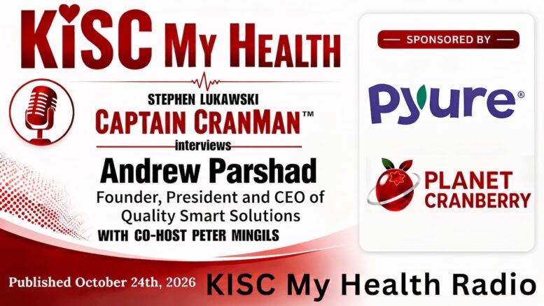Andrew Parshad with Captain cran Man Stephen lukawski and Peter Mingils on KISC My Health Radio